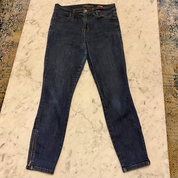 Level 99 High Rise Tanya Crop Slim Jeans Sz 28 - Picture 1 of 6